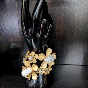 Crystal and enamel bracelet